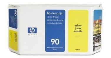 Картридж HP 90 (C5064A) оригинальный для принтеров Designjet 4000/ 4000ps/ 4500/ 4500p , желтый, 225 мл