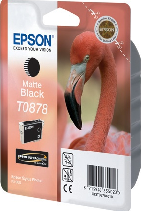 Картридж струйный Epson оригинальный C13T08784010 для Stylus Photo R1900 (Matte Black) (cons ink)