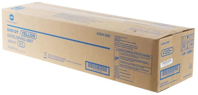 Блок девелопера Konica-Minolta DV-512Y (DV512Y/ A2XN08D/ A2XN-08D) оригинальный для Konica-Minolta bizhub C224/ C224e/ C284/ C364/ C454/ C554, жёлтый, 600 000 стр Блок девелопера Konica-Minolta DV-512Y (DV512Y/ A2XN08D/ A2XN-08D) оригинальный для Konica-Minolta bizhub C224/ C224e/ C284/ C364/ C454/ C554, жёлтый, 600 000 стр
