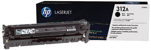 Картридж HP CF380A (312A) оригинальный для принтеров Color LaserJet Pro M476dn/ M476dw/ M476nw black, 2400 страниц