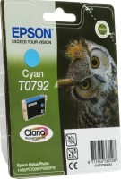 Картридж струйный Epson оригинальный C13T07924010 T0792 голубой, повышенной емкости P50/PX660/PX820/PX830 (cons ink)