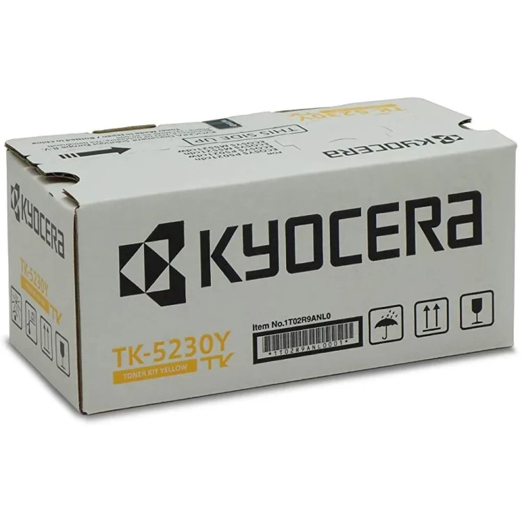 Картридж Kyocera TK-5230Y (1T02R9ANL0) оригинальный для принтеров P5021cdn/cdw, M5521cdn/cdw yellow (2200 стр.)