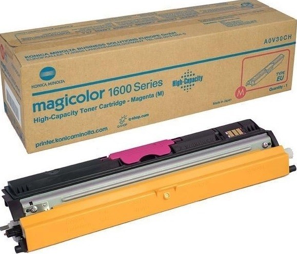 Картридж Konica-Minolta (A0V30CH) оригинальный для принтеров magicolor 1600W/ 1650EN/ 1680MF/ 1690MF, пурпурный, увеличенный, 2500 стр. Картридж Konica-Minolta (A0V30CH) оригинальный для принтеров magicolor 1600W/ 1650EN/ 1680MF/ 1690MF, пурпурный, увеличенный, 2500 стр.