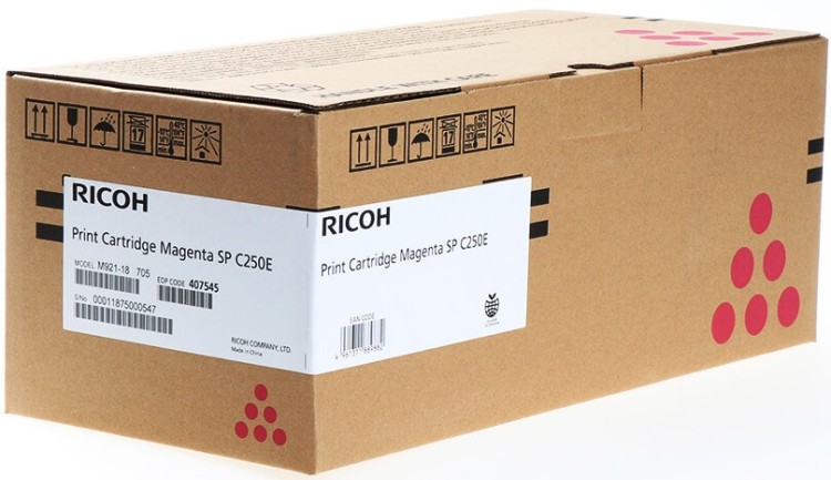 Картридж Ricoh SP C250E (407545) оригинальный для Ricoh SP C250DN/ C250SF, пурпурный, 1600 стр. Картридж Ricoh SP C250E (407545) оригинальный для Ricoh SP C250DN/ C250SF, пурпурный, 1600 стр.