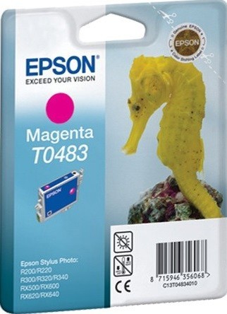 Картридж струйный Epson оригинальный C13T04834010 T0483 для St.R200/300/RX500/600/620 (красный) (cons ink) Картридж струйный Epson оригинальный C13T04834010 T0483 для St.R200/300/RX500/600/620 (красный) (cons ink)