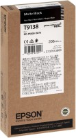 Картридж Epson C13T913800 (T9138 Matte Black) оригинальный для Epson SureColor SC-P5000, матовый чёрный, 200мл