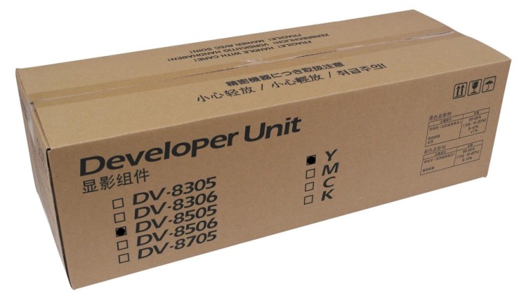 Блок проявки Kyocera DV-8505Y (302LC93042/ 302LC93041/ 302LC93040) оригинальный для Kyocera TASKalfa 4550ci/ 5550ci, FS-C8600DN/ FS-C8650DN, жёлтый, 600 000 стр. Блок проявки Kyocera DV-8505Y (302LC93042/ 302LC93041/ 302LC93040) оригинальный для Kyocera TASKalfa 4550ci/ 5550ci, FS-C8600DN/ FS-C8650DN, жёлтый, 600 000 стр.