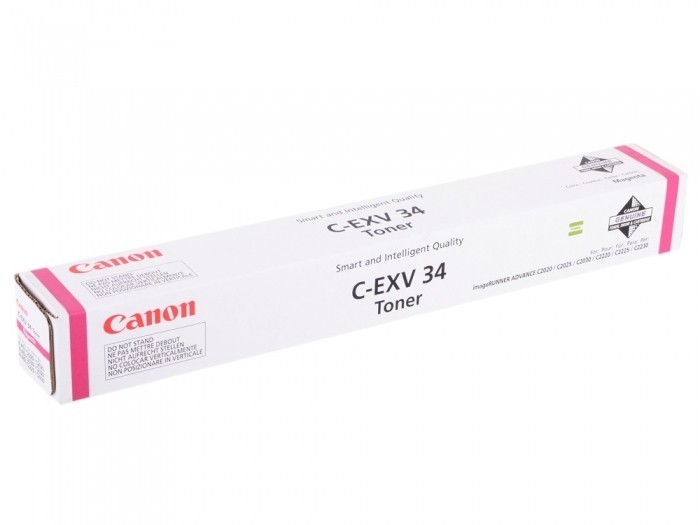 Картридж Canon C-EXV34M (3784B002) оригинальный для принтеров iRC2030L/ C2030i/ C2020L/ C2020i/ C2025i, пурпурный, 16 000 страниц. Картридж Canon C-EXV34M (3784B002) оригинальный для принтеров iRC2030L/ C2030i/ C2020L/ C2020i/ C2025i, пурпурный, 16 000 страниц.