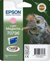 Картридж струйный Epson оригинальный C13T07964010 T0796 светло-пурпурный повышенной емкости для P50/PX660/PX820/PX830 (cons ink)