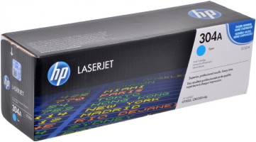 Картридж HP CC531A (304A) оригинальный для принтеров Color LaserJet CP2025/ CM2320 CM2320/ CM2320fxi/ CM2320nf/ CP2025/ CP2025dn/ CP2025n cyan, 2800 страниц