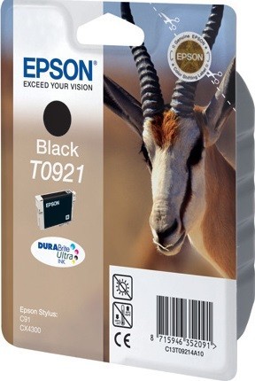 Картридж струйный Epson оригинальный C13T10814A10 / C13T09214A10 T0921 для C91/CX4300 (черный) (cons ink)