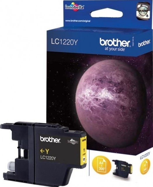 Картридж струйный Brother оригинальный LC-1220Y (MFC-J430W/J825DW/DCP-J525W) Yellow (300стр)