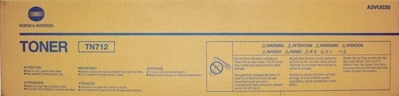 Картридж Konica-Minolta TN-712 (A3VU050) оригинальный для принтеров bizhub 654/ 754, black, 40800 стр.