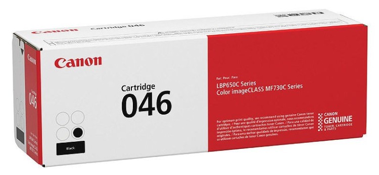 Тонер-картридж Canon 46 для принтеров i-SENSYS LBP653Cdw, LBP654Cx, черный, 2200 стр.