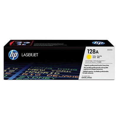 Картридж HP CE322A (128A) оригинальный для принтеров Color LaserJet Pro CP1525N/ CP1525NW/ CM1415 mfp yellow, 1300 страниц