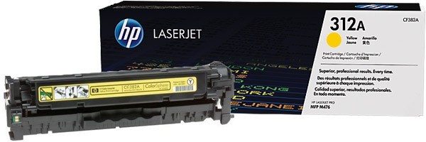 Картридж HP CF382A (312A) оригинальный для принтеров Color LaserJet Pro M476dn/ M476dw/ M476nw yellow, 2700 страниц