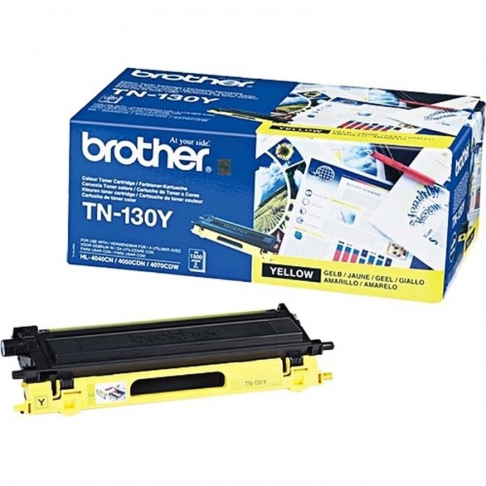 Картридж лазерный Brother TN-130Y (TN130Y) оригинальный для принтеров MFC-9440CN/ MFC-9840/ HL-4040CN/ HL-4050/ HL-4070/ DCP-9040/ DCP-9045 yellow (1 500 стр.)