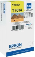 Картридж струйный Epson оригинальный C13T70144010 для WP 4000/4500 Series Ink XXL, Yellow, 3.4k