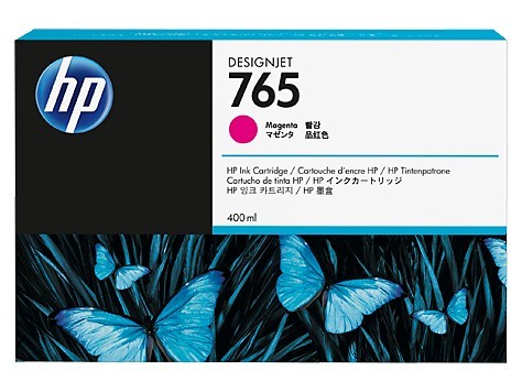 Картридж оригинальный HP 765 (F9J51A) для Designjet T7200, пурпурный, 400 мл.