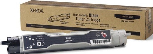 Картридж Xerox 106R01147 оригинальный для Xerox Phaser 6300/ 6350, black, увеличенный, (10000 страниц)