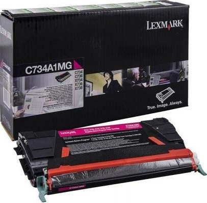 Картридж лазерный Lexmark C734A1MG для принтеров c73x/x73x, пурпурный, 6000 стр.