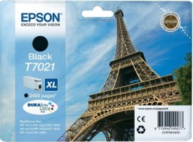 Картридж струйный Epson оригинальный C13T70214010 для WP 4000/4500 Series Ink XL, Black, 2.4k