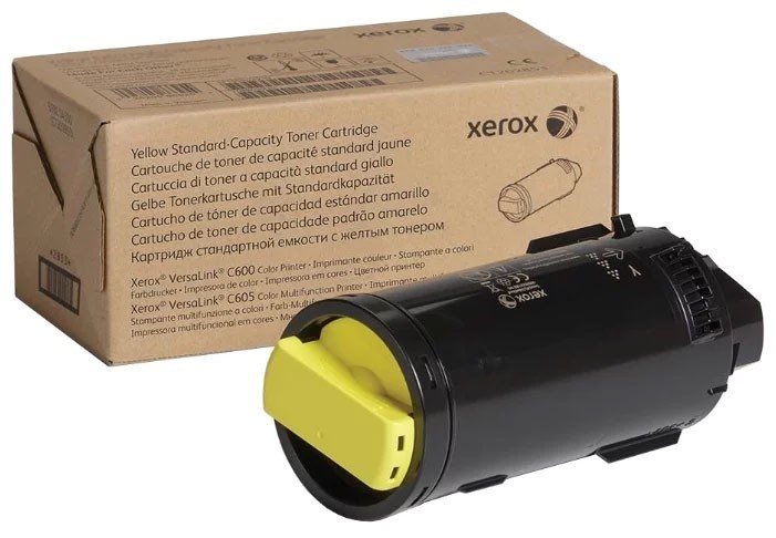 Картридж Xerox 106R03910 оригинальный для принтера Xerox VersaLink C600/ C605, yellow (6 000 стр.) Картридж Xerox 106R03910 оригинальный для принтера Xerox VersaLink C600/ C605, yellow (6 000 стр.)