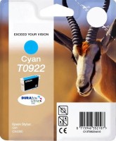 Картридж струйный Epson оригинальный C13T10824A10 / C13T09224A10 T0922 для C91/CX4300 (синий) (cons ink)
