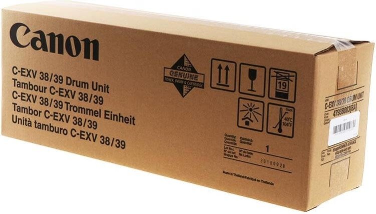 Фотобарабан Canon C-EXV38/39 для принтеров IR Advance 4045/ 4051/ 4245/ 4251, черный, 140 000 стр.