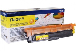 Картридж лазерный Brother TN-241Y (TN241Y) оригинальный для принтеров HL-3140CW/ HL-3170СDW/ DCP-9020CDW/ MFC-9330CDW yellow (1 400 стр.)