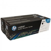 Картридж HP CB540AD (125A) оригинальный для принтеров Color LaserJet CP1213/ CP1214/ CP1215/ CP1216/ CP1217/ CP1513n/ CP1514n/ CP1515n/ CP1516n/ CP1517ni/ CP1518ni/ CP1519ni/ CM1312, чёрный, двойная упаковка 2*2200 страниц