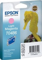 Картридж струйный Epson оригинальный C13T04864010 T0486 для St.R200/300/RX500/600/620 (светло-красный) (cons ink)