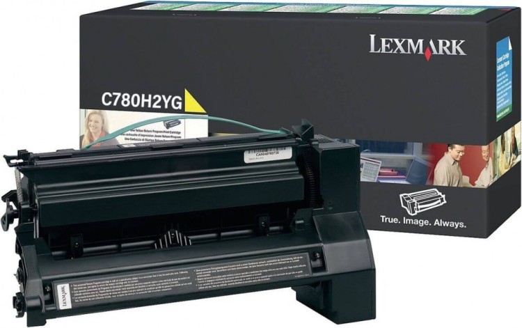 Картридж лазерный Lexmark C780H2YG для принтеров C780/ C782/ X782, желтый, 10000 стр.