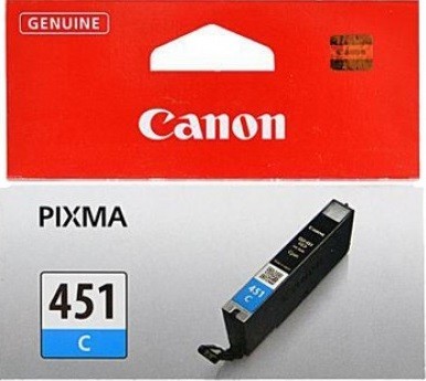 Картридж струйный Canon CLI-451C для принтеров PIXMA iP7240/ MG6340/ MG5440, 7 мл