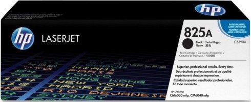 Картридж HP CB390A (825A) оригинальный для принтеров Color LaserJet CM6030/ CM6040 ColorSphere black, 19500 страниц