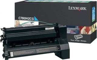 Картридж лазерный Lexmark C780H2CG для принтеров C780/ C782/ X782, голубой, 10000 стр.