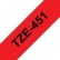 Кассета с лентой для печати наклеек Brother оригинальная TZE-451 (TZe451) для P-Touch, лента 24мм*8м, чёрный на красном