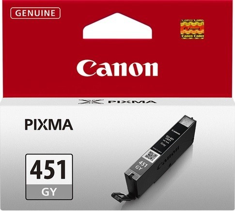 Картридж струйный Canon CLI-451GY для принтеров PIXMA MG6340, 7 мл