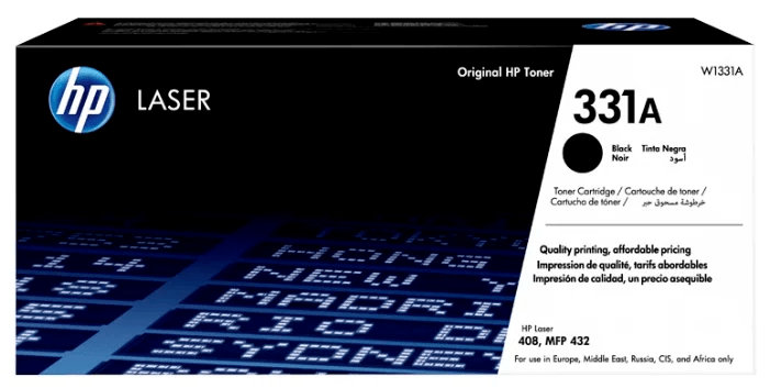 Картридж HP 331A (W1331A) оригинальный для принтеров Laser 408dn/ MFP 432fdn, черный, 5000 стр.