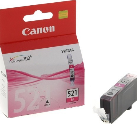 Картридж струйный Canon CLI-521M для принтеров Canon Pixma iP3600, 4600, MP540,MP620, MP630, MP980, 9 мл Картридж струйный Canon CLI-521M для принтеров Canon Pixma iP3600, 4600, MP540,MP620, MP630, MP980, 9 мл