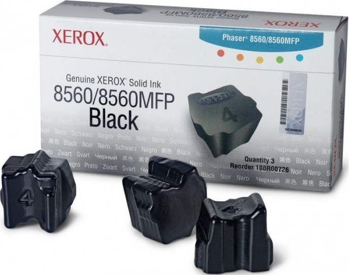 Картридж Xerox 108R00767 для Xerox Phaser 8560 black оригинальный увеличенный (131 мл) Картридж Xerox 108R00767 для Xerox Phaser 8560 black оригинальный увеличенный (131 мл)