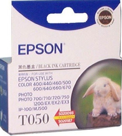 Картридж струйный Epson оригинальный S093/187/T050 Epson ST COL 600/640 черный