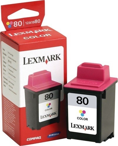 Картридж струйный Lexmark 12A1980 для принтеров Z-22/31/32/42/52, 3 цвета, 275