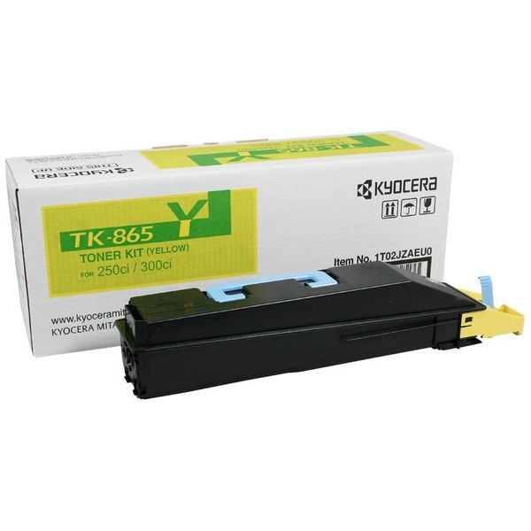 Картридж Kyocera TK-865Y (1T02JZAEU0) оригинальный для принтеров TASKalfa 250ci/ 300ci yellow, 12000 страниц Картридж Kyocera TK-865Y (1T02JZAEU0) оригинальный для принтеров TASKalfa 250ci/ 300ci yellow, 12000 страниц