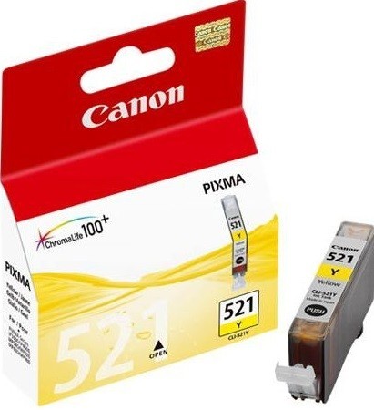 Картридж струйный Canon CLI-521Y для принтеров PIXMA iP3600/ 4600/ MP540/ 620, 9 мл