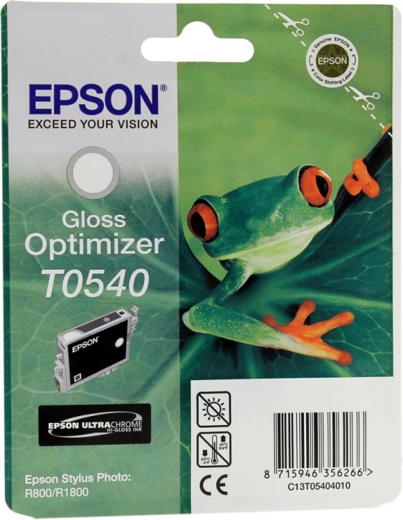 Картридж струйный Epson оригинальный C13T05404010 T0540 для Stylus Photo R800 (бесцветный глянец) (cons ink) Картридж струйный Epson оригинальный C13T05404010 T0540 для Stylus Photo R800 (бесцветный глянец) (cons ink)