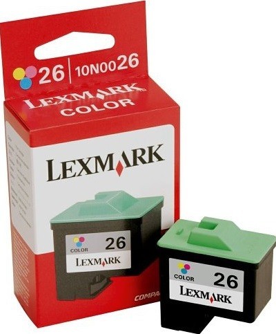 Картридж струйный Lexmark 10N0026 для принтеров Z-13/23/33, 3 цвета, 275