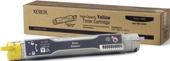 Картридж Xerox 106R01146 оригинальный для Xerox Phaser 6300/ 6350, yellow, увеличенный, (10000 страниц)