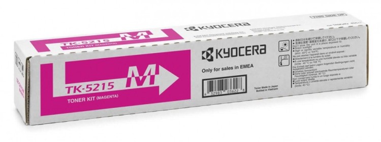 Картридж Kyocera TK-5215M (1T02R6BNL0) оригинальный для принтеров TASKalfa 406ci, magenta, 15000 страниц