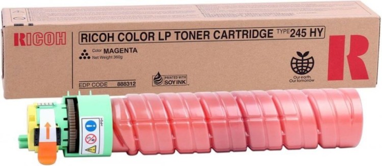 Картридж Ricoh Type 245HY (888314) оригинальный для Ricoh Aficio CL4000DN/ CL4000HDN, SP C410DN/ C411DN/ C420DN, пурпурный, 15000 стр. Картридж Ricoh Type 245HY (888314) оригинальный для Ricoh Aficio CL4000DN/ CL4000HDN, SP C410DN/ C411DN/ C420DN, пурпурный, 15000 стр.